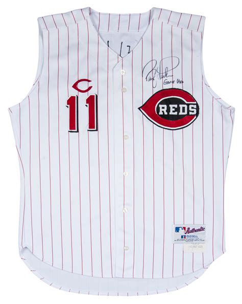 Lot Detail 1999 Barry Larkin Game Used And Signed Cincinnati Reds