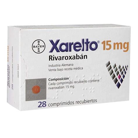 Xarelto Rivaroxaban Mg Comprimidos Recubiertos Surfarma