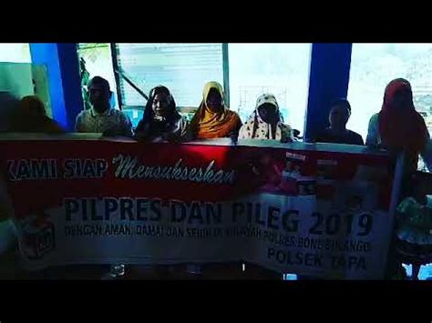 Deklarasi Siap Mensukseskan Pilpres Dan Pileg Oleh Masyarakat Bone