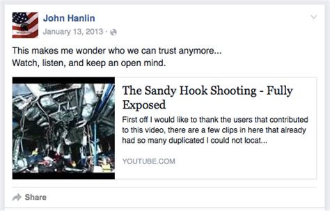 Oregon Sheriff Shared Sandy Hook Conspiracy Theory On Facebook The