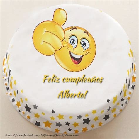 Feliz Cumplea Os Alberto Tartas Felicitaciones De Cumplea Os