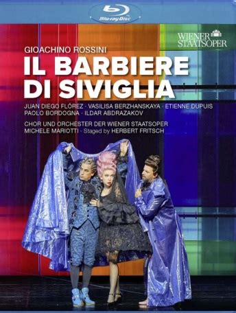 Blu Ray DVD GIOACHINO ROSSINI IL BARBIERE DI SIVIGLIA