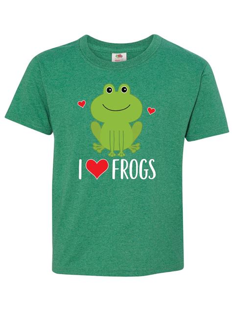 Inktastic I Love Frogs T Youth T Shirt