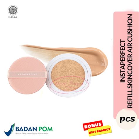 jual instaperfect refill skincover air cushion real skin buildable