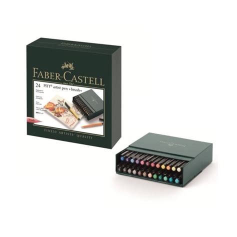 Feutre Pitt Artist Pen Studio Box De 24 Faber Castell