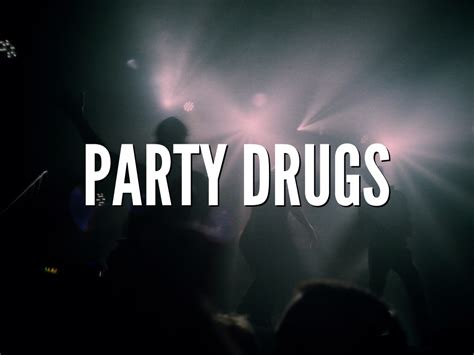 Party Drugs By Maria Solis