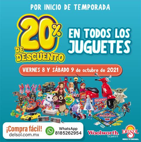 En Del Sol Y Woolworth 20 De Descuento En Todos Los Juguetes Sólo Hoy