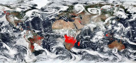 Watch The World On Fire In This Amazing Nasa Satellite Image