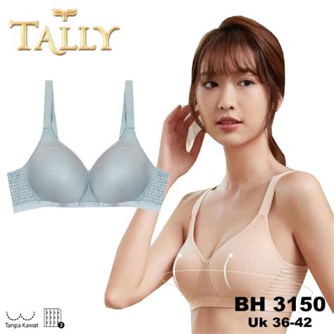 Jual Tally Bh Bra Tanpa Kawat Bahan Katun Baby Skin Busa Tipis Cup