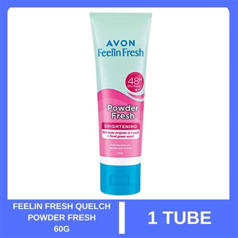 Avon Feelin Fresh Powder Fresh Deodorant Quelch Anti Perspirant Cream