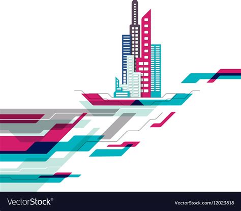 Abstract building background design Royalty Free Vector