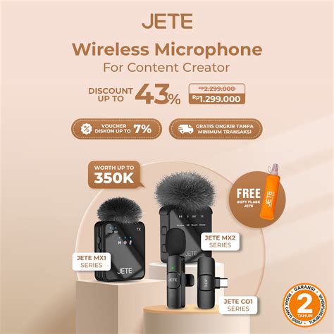 cari microphone wireless terbaik  bikin konten keren