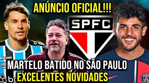 DE AGORA NO SPFC ANÚNCIO OFICIAL MARTELO BATIDO NO SÃO PAULO