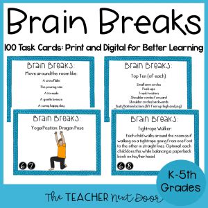 Using Brain Breaks In The Classroom Artofit