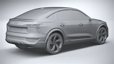 Audi Sq E Tron Sportback D Model By Squir