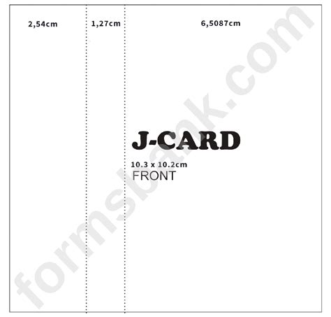 Cassette Jcard Template Front Printable Pdf Download With Cassette J Card Template - 10 ...