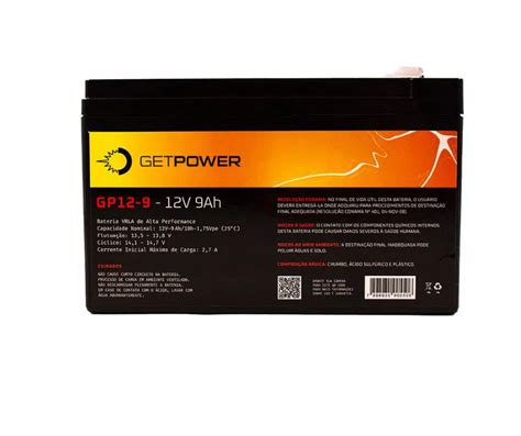 Bateria Selada Getpower Vrla V Ah