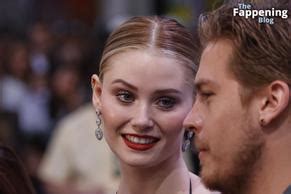 Virginia Gardner Sexy Flashes Her Hot Boobs Wearing An Amazing See Through Black Dress At Cines