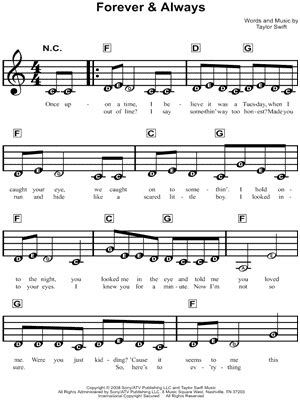 "Forever & Always" Sheet Music - 15 Arrangements Available Instantly - Musicnotes