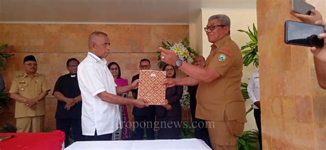 Resmikan Gedung Pesparawi Bupati Malra Tidak Ada Kepentingan Apapun