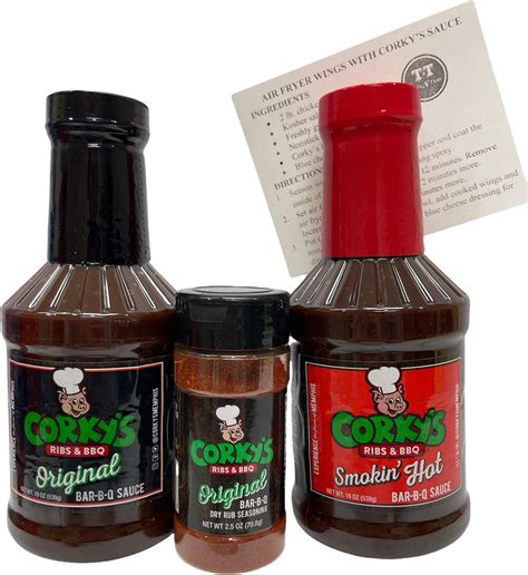 Amazon Corky S Memphis Own Bar B Que Sauce Original Pack