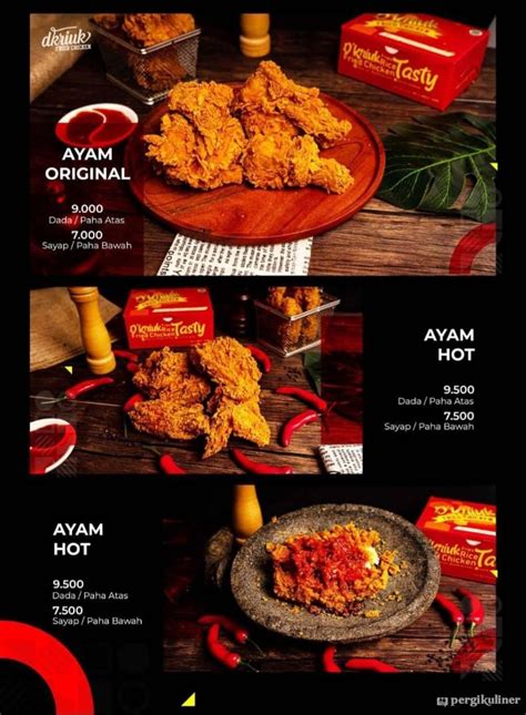 Selalu Diperbarui Menu D Kriuk Fried Chicken Kelapa Dua Depok