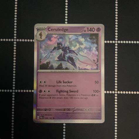 Pokémon TCG Ceruledge Scarlet Violet Paldea Evolved 098 193 Cosmos