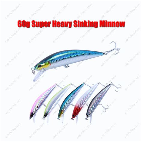 Anh G Mm Heavy Sinking Minnow For Fishing Tenggiri Kerapu Gewang