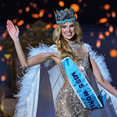 Miss Mundo 2024 La Representante Checa Krystyna Pyszková Se Alza Con