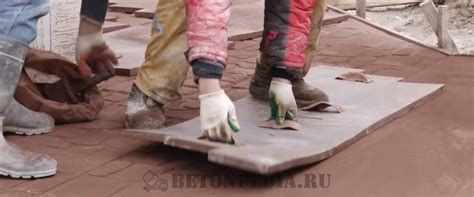 Трафареты для бетона: виды, как сделать своими руками – Бетонпедия