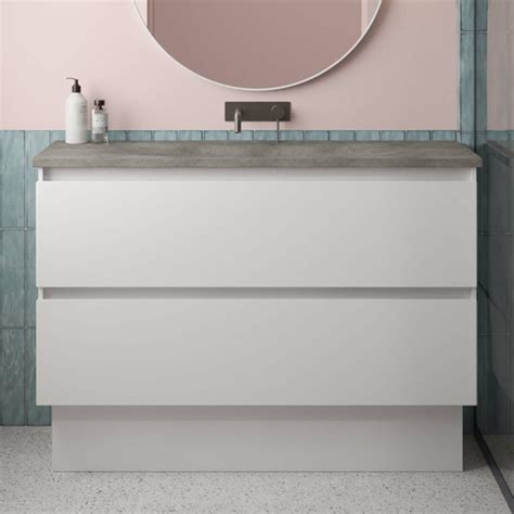 Satori Quest White Floorstanding Vanity Unit Temple Webster