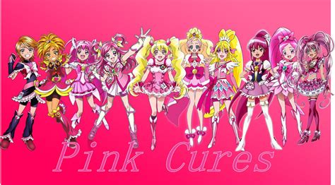 Pretty Cure Pink Cures By Kurootaku Chan On Deviantart