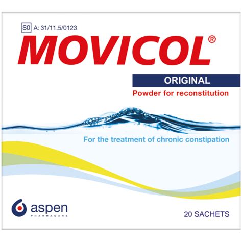 Movicol For The Treatment Of Chronic Constipation 20 Sachets Clicks