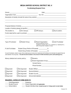 Fillable Online Fundraising Request Form Pub Fax Email Print Pdffiller