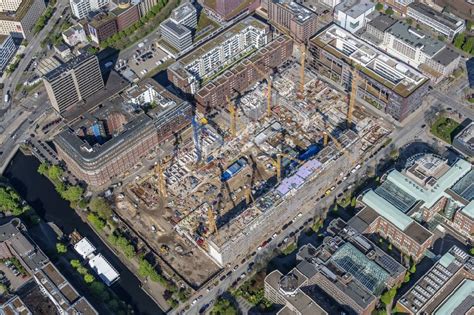 Hamburg Aus Der Vogelperspektive Sonninpark Baustelle Zum Neubau Einer