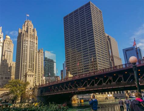 Michigan Avenue Bridge, Chicago, USA