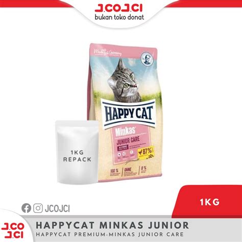 Jual Happy Cat Premium Minkas Junior Repack Kg Makanan Kucing