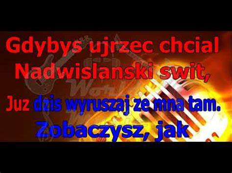 Czeslaw Niemen Sen O Warszawie KARAOKE YouTube