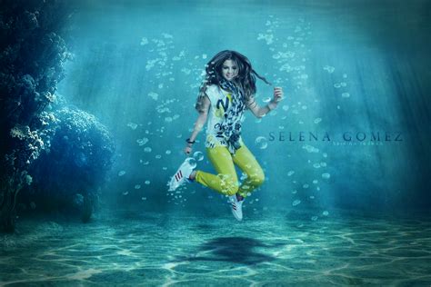 Selena Gomez - Underwater by Miss-Machi on DeviantArt