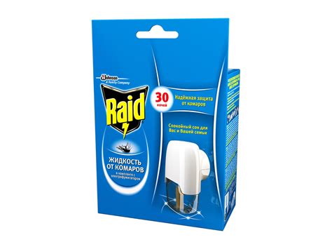 insect repellent raid el.fumigator & liquid for 30 night (430919)