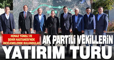 AK Parti Denizli milletvekilleri kentteki yatırımları inceledi