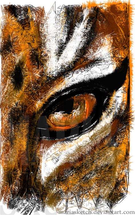 Tiger Eye Sketch at PaintingValley.com | Explore collection of Tiger ...