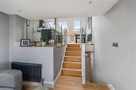 Glass Staircase L Shaped Dormer Crouch End North London