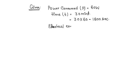 Solved Calculate The Electrical Energy Consumed In Joules If A Toaster