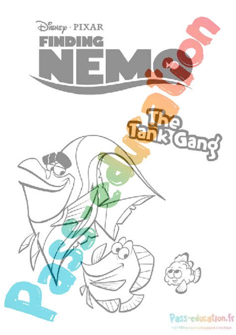 Coloriage Gratuit De Nemo T L Chargez Et Imprimez Vos Dessins Pr F R S