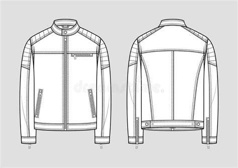 Classic Leather Jacket Stock Vector Illustration Of Biker 229827918