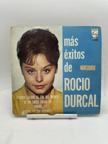 ROCIO DURCAL -MAS EXITOS DE ROCIO DURCAL- SPANISH 7" EP PS LATIN POP ...