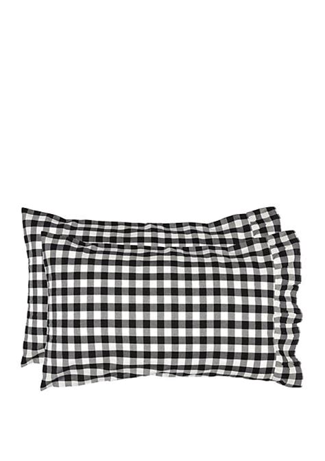 Ashton And Willow Farmhouse Bedding Jenna Buffalo Check Pillow Case Set