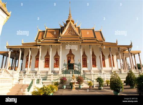 The Silver Pagoda The Royal Palace Phnom Penh Cambodia Stock Photo