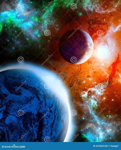 Planets And Exoplanets Of Unexplored Galaxies Sci Fi New Worlds To